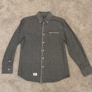 Five Four Charcoal Button-Down Shirt